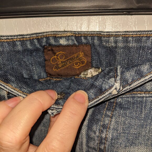 Aeropostale Cutoff Denim Skirt Sz 11/12 - Picture 3 of 5